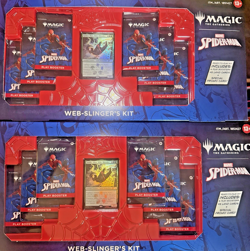 3xMagic The Gathering Marvel Spiderman Web-Slinger's Kit- Miles Morales Holo - Image 4