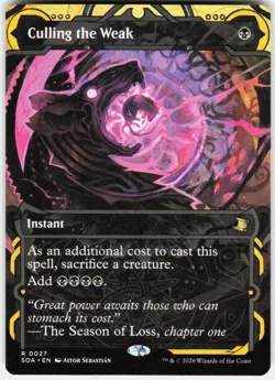 Culling the Weak 27 Secrets of Strixhaven: Mystical Archive Magic the Gathering - Image 1