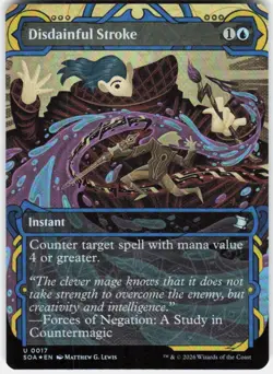 Disdainful Stroke Foil 17 Secrets of Strixhaven Magic the Gathering - Image 1