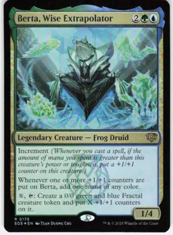 Berta Wise Extrapolator Foil 175 Secrets of Strixhaven Magic the Gathering - Image 1