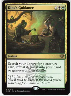 Dina's Guidance 184 Secrets of Strixhaven Magic the Gathering - Image 1