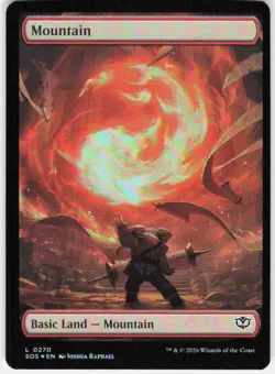 Mountain Foil 270 Secrets of Strixhaven Magic the Gathering - Image 1