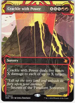 Crackle with Power 42 Secrets of Strixhaven Magic the Gathering - Image 1