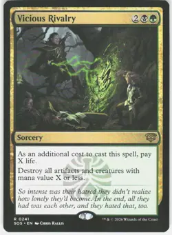 Vicious Rivalry 241 Secrets of Strixhaven Magic the Gathering - Image 1