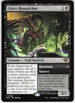 Grave Researcher 85 Secrets of Strixhaven Magic the Gathering - Image 1
