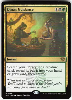 Dina's Guidance 184 Secrets of Strixhaven Magic the Gathering - Image 1