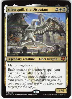 Silverquill, the Disputant 226 Secrets of Strixhaven Magic the Gathering - Image 1