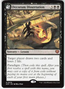 Decorum Dissertation 78 Secrets of Strixhaven Magic the Gathering - Image 1