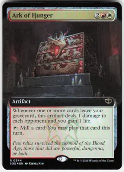 Ark of Hunger Extended Art Foil 344 Secrets of Strixhaven Magic the Gathering - Image 1