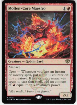 Molten Core Maestro Foil 125 Secrets of Strixhaven Magic the Gathering - Image 1