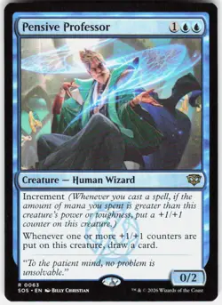 Pensive Professor 63 Secrets of Strixhaven Magic the Gathering - Image 1
