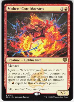 Molten Core Maestro 125 Secrets of Strixhaven Magic the Gathering - Image 1