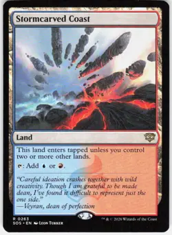 Stormcarved Coast 263 Secrets of Strixhaven Magic the Gathering - Image 1