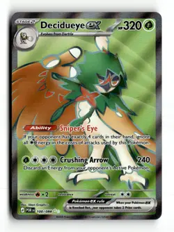 Decidueye ex - 100/088 ME03: Perfect Order Holofoil 100/088 NMvintage pokemon... - Image 1