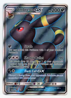 Umbreon GX - Pokemon 2017 Sun & Moon #142 NM - Image 1