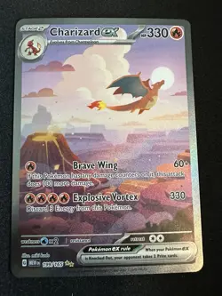 Charizard ex 199 SIR Scarlet Violet 151 Pokemon TCG Illustration Rare Mew En SIR - Image 1