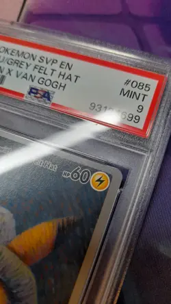 Pokemon tcg 2023 Pikachu with Grey Felt Hat SVP 085 Van Gogh Promo PSA 9 MINT - Image 3
