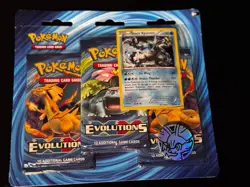 XY Evolutions Sealed 3 Pack Blister Pack Pokemon - Image 1