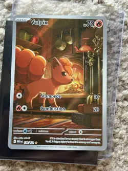 VULPIX 🔥 ILLUSTRATION RARE 🔥Mega Evolution 138/132 Pokemon TCG - Image 1