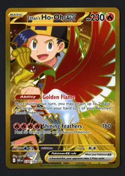 Ethan's Ho-Oh 239/182 Destined Rivals Hyper Rare Pokemon TCG - Image 1