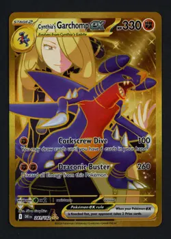 Cynthia's Garchomp ex 241/182 SV10: Destined Rivals Holo Hyper Rare Pokemon TCG - Image 1