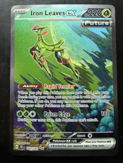 Pokemon Iron Leaves ex Special Illustration Temporal Forces 203/162 (NM) - Image 1