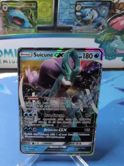 Suicune GX 60/214 Holo Ultra Rare Pokemon Lost Thunder Sun & Moon Card NM/M - Image 1