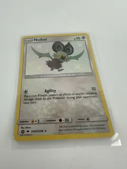 Pokemon TCG Noibat SV43/SV94 Hidden Fates Shiny Vault Holo Rare Card - Image 1