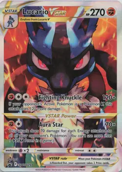 Lucario VSTAR SWSH291 Holo Promo Sword & Shield Promo Pokemon Near Mint - Image 1