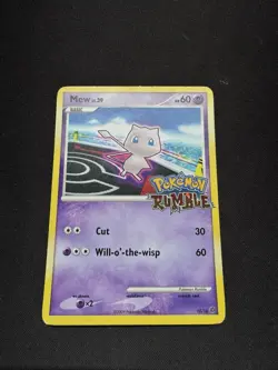 Mew Pokemon Rumble 2009 Promo Card 10/16 - Image 2