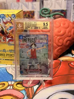 2026 One Piece Monkey D. Luffy College Basketball US VOYAGE Promo Card BGS 9.5 - Image 2