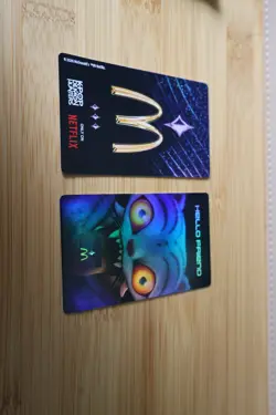 McDonalds KPOP DEMON HUNTERS Meal RUMI Card Holo Triple Star RARE (UNREDEEMED). - Image 2