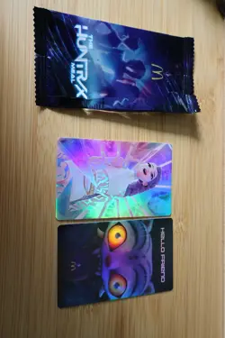 McDonalds KPOP DEMON HUNTERS Meal RUMI Card Holo Triple Star RARE (UNREDEEMED). - Image 3