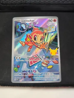 2026 Chimchar First Partner Illustration Rare Promo 041 - 30th Anniversary - NM - Image 3