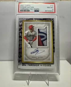 2021 Topps - Topps Through the Years Facsimile Reprints Shohei Ohtani #TTY-17 - Image 1
