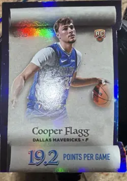 2025 Topps Making the Nice List Rookie Insert Cooper Flagg ML-1 Dallas Mavericks - Image 1