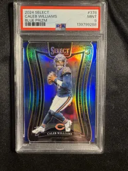 2024 Select Suite Level Blue Prizm /99 Caleb Williams Rookie #378 PSA 9 Bears 🐻 - Image 1