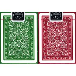 GREEN HOLIDAY Deck Bicycle Playing Cards leaf back card games collectible design - Image 1