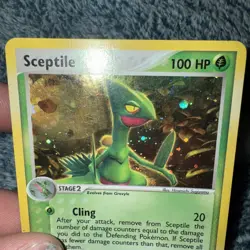 Sceptile - 4/17 - Pokemon Pop Series 1 Holo Card Hp Swirl - Image 5