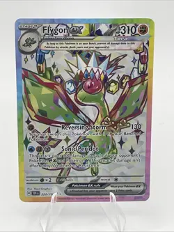 Flygon ex 222/191 Sv08: Surging Sparks Holo Ultra Rare Pokemon Card 2024 - Image 1