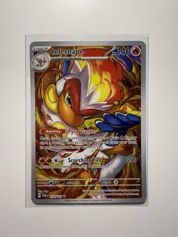 Infernape 173/167 Sv06: Twilight Masquerade Holo Pokemon Card Full Art - Image 1