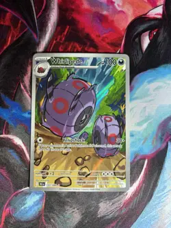 Pokemon TCG Whirlipede 133/086 Black Bolt Illustration Rare Holo Card NM - Image 1