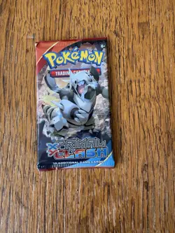 Pokemon TCG XY Primal Clash Booster Pack Sealed 10 Cards English Aggron Art - Image 1