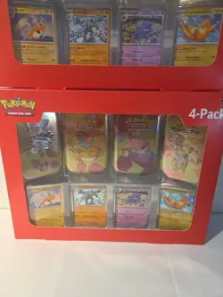 (2) Brand New Pokemon 4 Mini Tins 4 Promo Cards Bundle 151 Sam's Club Bundle TCG - Image 3