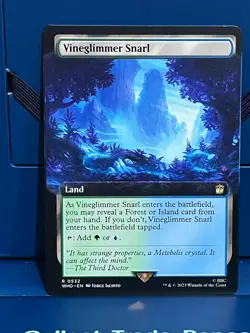 MTG Dr. Who Vineglimmer Snarl Extended Art Rare NM/M WHO - Image 1
