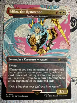 MTG - Miku, the Renowned - Feather, the Redeemed Secret Lair Drop Regular NM - Image 1
