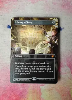 MTG Secrets of Strixhaven, Library of Leng, 0158 mythic rare pack fresh - Image 1