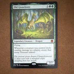 Magic: The Gathering Old Gnawbone #197 Adventures Forgotten Realms Mythic Legen… - Image 1