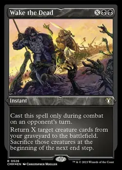 1 x Wake the Dead - Foil Etched - Commander Masters - NM-Mint - MTG - Image 1