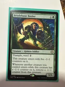 Light Play, English MTG Regular Bristlebane Battler - Promo Pack Promo Pack: Lor - Image 1